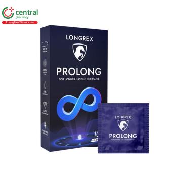 Bao cao su Longrex Prolong (Hộp 10 cái)