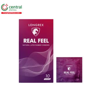 Bao cao su Longrex Real Feel - Tận hưởng cuộc yêu một cách an toàn