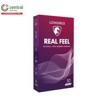 Bao cao su Longrex Real Feel - Tận hưởng cuộc yêu một cách an toàn