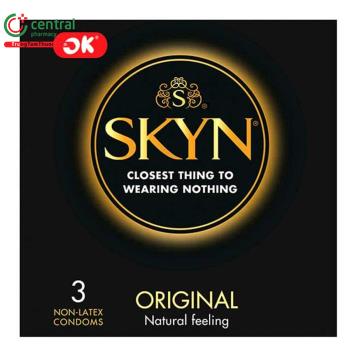 Bao cao su OK Skyn Original (Hộp 3 cái)