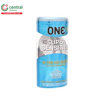 Bao cao su One Super Sensitive (Hộp 12 chiếc)