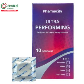 Bao cao su Pharmacity Ultra Performing (Hộp 10 chiếc)