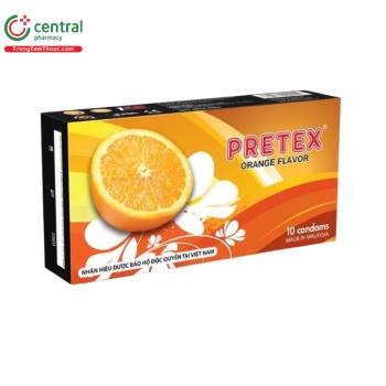 Bao cao su Pretex Orange Flavor (10 cái)