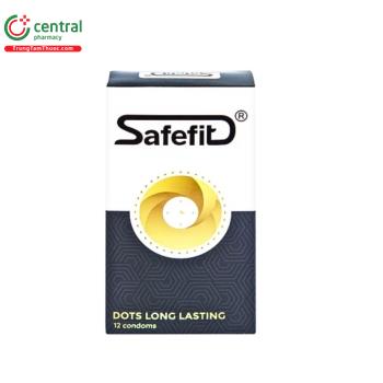 Bao cao su Safefit Dots Long Lasting S52 (Hộp 12 cái)