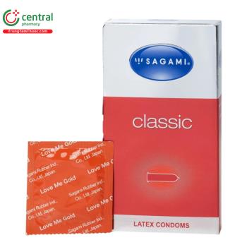 Bao cao su Sagami Classic (Hộp 12 chiếc)