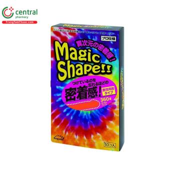 Bao cao su Sagami Magic Shape (Hộp 10 cái)
