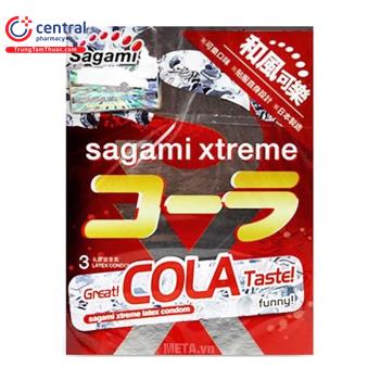 Bao Cao Su Sagami Xtreme Cola (hộp 3 cái)
