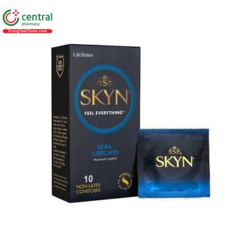 Bao cao su Skyn Feel Everything Extra Lubricated (Hộp 10 cái) 