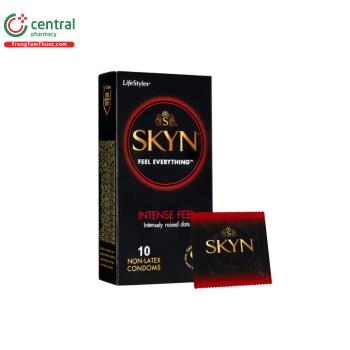 Bao cao su Skyn Feel Everything Intense Feel Non-latex (Hộp 10 cái)