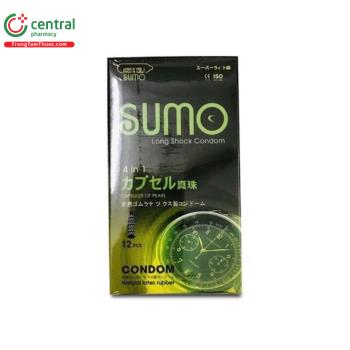 Bao cao su SUMO 4 in 1 (Hộp 12 chiếc)