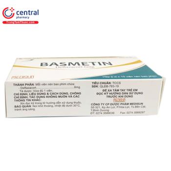 [CHÍNH HÃNG] Thuốc Basmetin 6mg ức chế miễn dịch, chống viêm