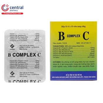 Thuốc B Complex C - Thuốc cung cấp và bổ sung vitamin