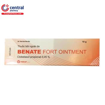 Thuốc Benate Fort Ointment 10g trị ngứa da, viêm da dị ứng