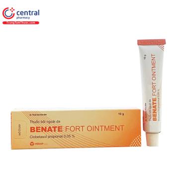 Thuốc Benate Fort Ointment 10g trị ngứa da, viêm da dị ứng