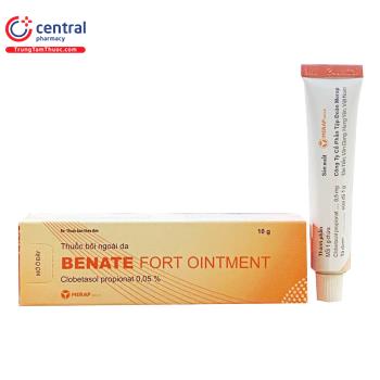 Thuốc Benate Fort Ointment 10g trị ngứa da, viêm da dị ứng