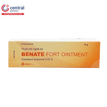 Thuốc Benate Fort Ointment 10g trị ngứa da, viêm da dị ứng