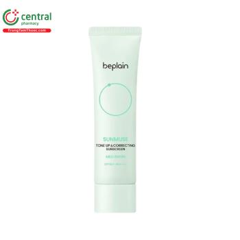 Beplain Sunmuse Tone Up & Correcting Sunscreen Mild Green SPF50+ PA++++