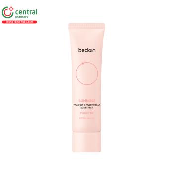 Beplain Sunmuse Tone Up & Correcting Sunscreen Peach Pink SPF50+ PA++++