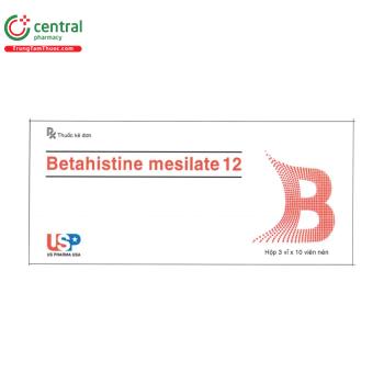  Betahistine Mesilate 12 USP