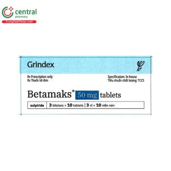 Betamaks 50mg tablets