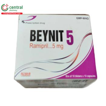 Thuốc Beynit 5mg điều trị tăng huyết áp, dự phòng tai biến tim mạch