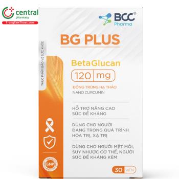 Thuốc BG Plus BCC Pharma - Hỗ trợ nâng cao sức đề kháng, tăng cường sức ...