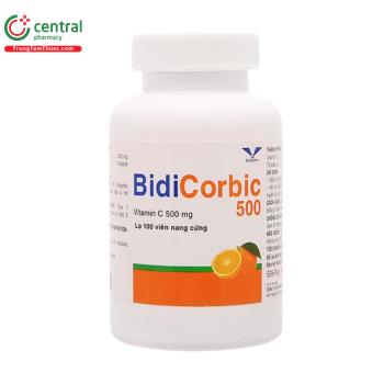 BidiCorbic 500mg (lọ 100 viên)