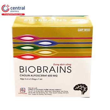 Thuốc Biobrains điều trị sa sút trí tuệ, chấn thương sọ não, đột quỵ