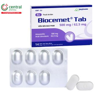 Biocemet Tab 500mg/62,5mg
