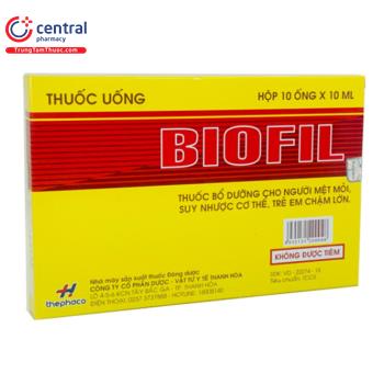 Thuốc Biofil kích thích ngon miệng, nâng cao thể trạng