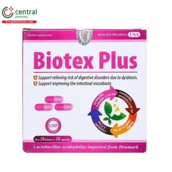 Thuốc Biotex Plus bổ sung lợi khuẩn, giảm tiêu chảy ở trẻ nhỏ