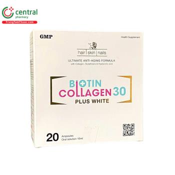 Biotin Collagen 30 Plus White (Hộp 20 ống x 10ml)