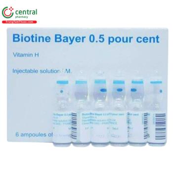 Biotine Bayer 0.5 pour cent