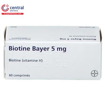 [CHÍNH HÃNG] Thuốc Biotine Bayer 5mg - Thuốc da liễu trị viêm da nhờn