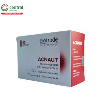 Viên uống Biotrade Acnaut Food Supplement làm đẹp da, nâng cao đề kháng
