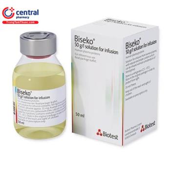 [CHÍNH HÃNG] Thuốc Biseko 50 g/l chai 50ml - Dung dịch tiêm truyền