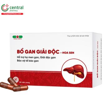 Bổ gan Giải độc Hoa Sen