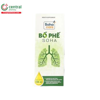 Thuốc Bổ Phế Soha hỗ trợ bổ phế, giảm ho, đau họng, khàn tiếng