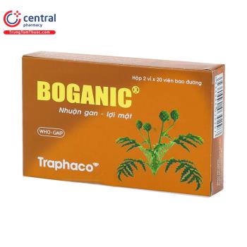 [CHÍNH HÃNG] Thuốc Boganic (hộp 40 viên) - Ích gan, lợi mật