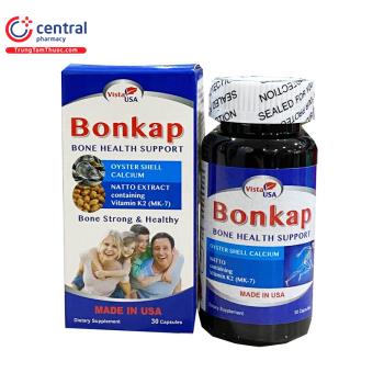 [CHÍNH HÃNG] Thuốc Bonkap Bone Health Support: hỗ trợ xương chắc khỏe