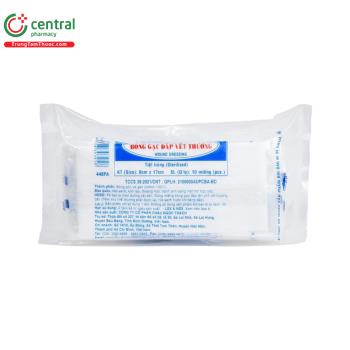 Bông gạc đắp vết thương Bảo Thạch 8cm x 17cm (10 miếng)