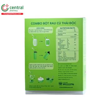 Bột Rau Củ Thải Độc Dalahouse - Thải độc, bổ sung chất xơ ngừa táo bón