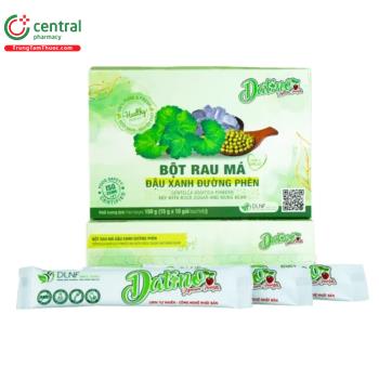 Bột Rau Má Đậu Xanh Đường Phèn Datino