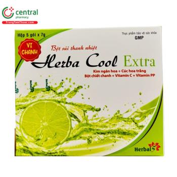 Bột sủi thanh nhiệt Herba Cool Extra (Vị Chanh)