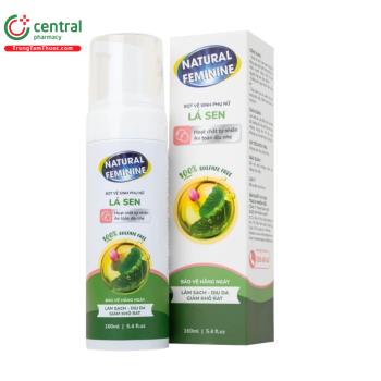 Bọt vệ sinh phụ nữ Lá Sen Natural Feminine