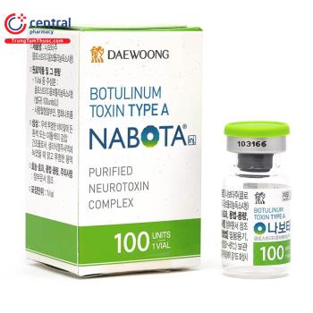 Botox 100 Units Botulinum Toxin Type A Nabota