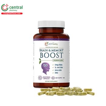 Thuốc Brain & Memory Boost - Tăng khả năng tập trung, cải thiện trí nhớ