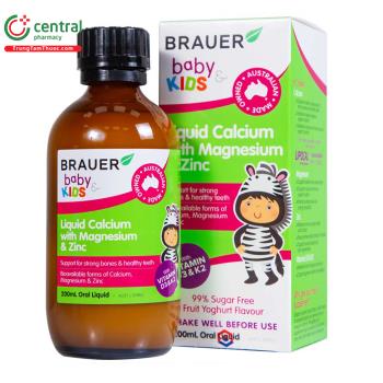 Brauer Baby & Kids Liquid Calcium With Magnesium & Zinc