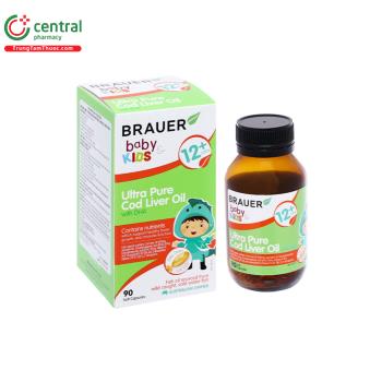 Brauer Baby & Kids Ultra Pure Cod Liver Oil With DHA