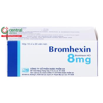 Bromhexin 8mg F.T Pharma